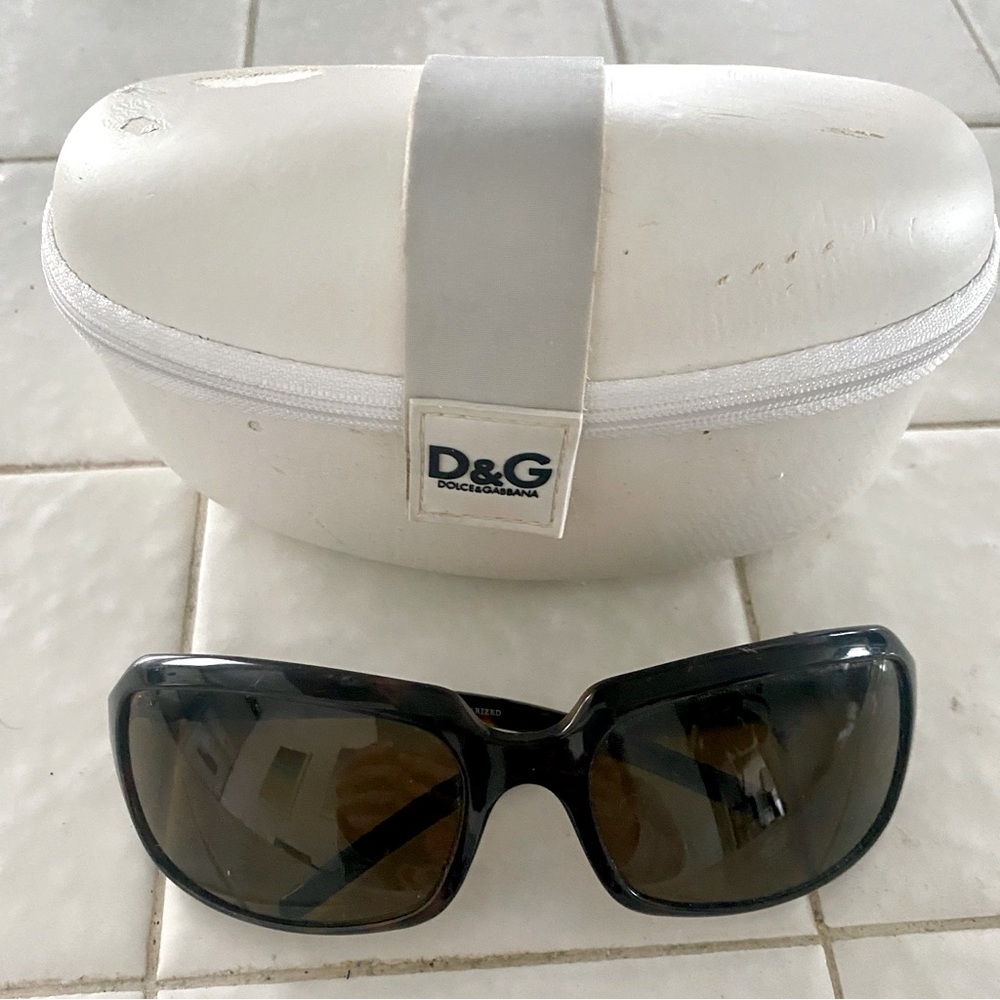 DOLCE & GABBANA Polarized Sunglasses D&G 2192 502/83 62[]17 115 + Case